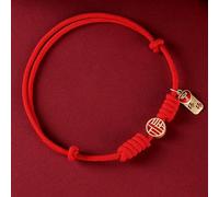 Generic Adjustable Handcrafted Knit Cat Collar Necklace with Bell for Tracking, Decorative Pet Jewelry for Cats and Small Dogs, Red Pet Collar (Everything Is Going My Way M(3.5-8kg / 7.7-17.6lb))