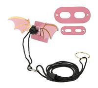Generic Adjustable Lizard Leash Soft Harness for Bearded Dragon and Reptiles Perfect for Outdoor Walks Festive Occasions (Pink)