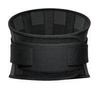 Generic Adjustable Lumbar Support Back Brace with Steel Support, Breathable Waist Belt for Men and Women, Ergonomic Design, Black, Large