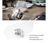 Generic Adjustable Motorcycle Windshield Fit for Ducati, Anodized Surface, Easy Installation, Perfect Fit for Rider's Head Protection