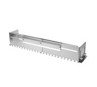 Generic Adjustable Notched Trowel Efficient Tile Adhesive Spreader for Floor and Wall Installation Stainless Steel 12mm Notches 1 Unit