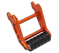 Generic Adjustable RC Rear Head Up Wheel for LOSI 1/8 LMT Solid Axle 4WD Truck, Durable Aluminum Alloy for Better Grip and Stability, 135g (Orange)