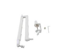 Generic Adjustable Rotatable Microphone Boom Arm Stand for Studio Recording Live Broadcast Room White for Professional and Home Studios Aluminum Alloy (Standard Version)