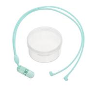 Generic Adjustable Silicone Hearing Aid Anti-Loss Lanyard with Dual Earclip for Behind-the-Ear Devices, Hearing Aid Protector Strap for Seniors During Commuting and Sports