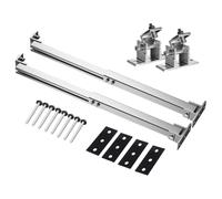 Generic Adjustable Solar Panel Tilt Bracket Aluminum Alloy 15-30 Degrees | Aluminum Alloy Solar Panel Mount Support Folding Tilt Leg for Flat Roof Installation