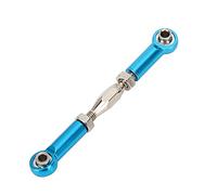 Generic Adjustable Turnbuckle Rod Linkage for RC Car Models, Sturdy Aluminum Alloy Material, Great for Upgrade, 6pcs (Blue)