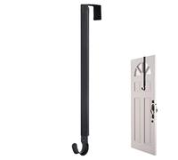 Generic Adjustable wreath holder for front door, wreath hook made of reinforced metal, adjustable from 14.56 to 24.8 inches, Halloween Christmas Easter decoration metal door hook for 4th July