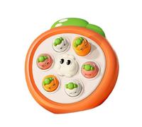 Generic Adorable Radish Shaped Whack Game Toy Enhance Intelligence Early Education for Kids Plastic
