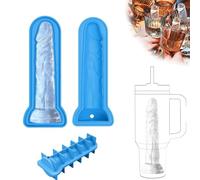 Generic Adult Prank Ice Cube Mold, Novelty Silicone Ice-Cube Trays, 1pcs*Mold, Blue