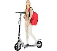 Generic Adult Scooter, Professional Folding Double Suspension Scooters, Scooter With Disc Brakes, Birthday Gifts For Women/Men/Teens, Adjustable Height Non-electric