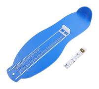 Generic Adult Uk/Eu Foot Measuring Device with Tape Measure 2pcs Shoe Sizer Set for Accurate Foot Size Measurement for Teenagers and Adults
