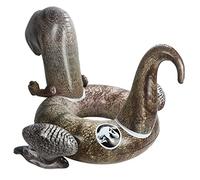 Generic Adults Dinosaur Swim Ring Dinosaur Pool Float PVC 3D T Rex Swim Ring Adults Teens Kids Inflatable Ride, suitable for wading movement, photo props