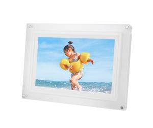 Generic Advanced WiFi Digital Photo Frame 10.1 Inch Touch Screen Electronic Photo Frame for Office Multimedia Display, Great with 32GB Memory (GB Plug)