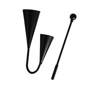Generic Agogo Bells Traditional Percussion Instrument Latin Music Interests Training Teaching Aids Funny Metal Double Bell Cowbell, 18cmx11cm