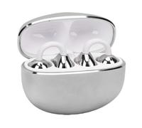 Generic AI Smart Translation Earbuds Wireless Headset Noise Cancelling for Travel Business Music Calls, 74 Languages 70 Accents App Control for International Meetings,Zinc Alloy Material (Silver)