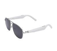 Generic AI Translator Smart Glasses Polarized Sunglasses Fast Response for Socializing Lightweight Comfortable for Daily Activities (White)