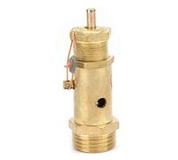 Generic Air Compressor Safety Release Valve Brass Durable Pressure Valve for Steam Generators Electric Boilers Coal Boilers G1/2 Thread (7KG Pressure)