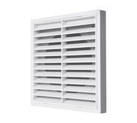Generic Air Vent Cover Wall Mounted Ventilation Grille Louver Plate PP Resistant Easy Installation Against Moisture Suitable for Office Home Workshop Kitchen, Mount Hole Dia 15cm