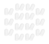 Generic Airbrush for Caps 30pcs Nozzle Protection Set Silicone with Precision Fit and Impact Shielding White Airbrush Nozzle Dust Covers to Extend Service Life Crafts and Modeling