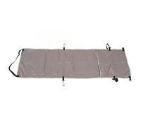 Generic Airplane Footrest Hammock Cover Adjustable Ergonomic Design for Improved Blood Circulation and Comfort on Flights, Buses, and Outdoors - Polyester, 55.5 X 16.1 in (Gray)