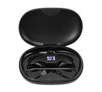 Generic Al -translation -earphones, 133 Languages names Music Wireless Translator Devices Ohrphones for Travel Business Learning (Black)