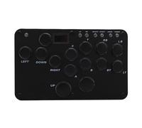Generic All Buttons Fight Stick Professional RGB Lighting Game Controller for Fighting Games with Ultra Low Latency Hot Swap Function Black Acrylic Design 14 Keys
