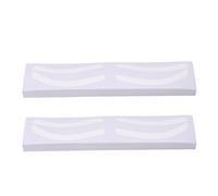 Generic All Face Shapes Suitable Eyebrow Template Stickers, 100 Sheet Disposable Safe Hygienic Brow Stencil Stickers for Microblading Artist (Type C)
