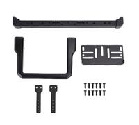 Generic Alloy Front Bumper, Metal Upgrade Bumper Part, Enhance Climbing Capability & Realism, for LC300 RC Car (Black)