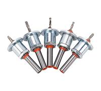 Generic Alloy Steel Countersink Drill Bit Set 5Pcs Adjustable Tapered for Perfect Flat Head Screws