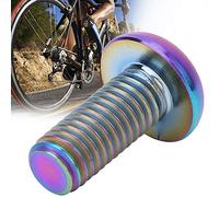 Generic Alloy Water Bottle Cage Bolts M5*10/M5*12, Lightweight & Durable Screws for Bicycle Accessories, 5pcs Pack (M5*12 color)