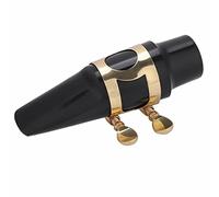 Generic Alto Saxophone Lightweight ABS Mouthpiece Set with Cap and Reed for Sax Players Traveling or Practice Sessions