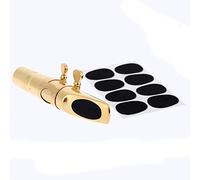 Generic Alto Tenor Sax Saxophone Mouthpiece Patches 0.3mm Protective Cushions for Players Black 8 Pcs Convenient for Musicians