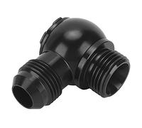 Generic Aluminium 10AN AN-10 Car Adapter Orb-10 7/8in UNF Swivel Assembly Precision-Machined Trouble- Performance Black Anodized Aluminium