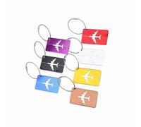 Generic Aluminium Alloy Durable Luggage for Quick Identification, Set of 7 for Travelers, Red/Black/Gold