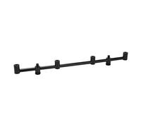 Generic Aluminium Alloy Fishing Rod Pod Stand Holder Durable Universal Thread Design for Outdoor Fishing Black 1 X Crossbar Bracket (4 heads 45cm)