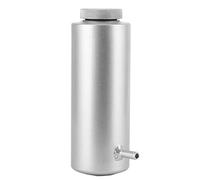 Generic Aluminium Alloy Radiator Coolant Overflow Bottle, 800ml Capacity Catch Can for Optimal Engine Performance, Universal Fit, 3x7.5in (Silver)