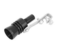 Generic Aluminium Alloy Turbo Sound Exhaust Pipe Whistle Car Mod Part TC XL for General Purpose Vehicles (Black)