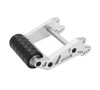 Generic Aluminum Adjustable Head Up Wheel for LOSI LMT SOLID AXLE 1/8 RC Car Durable and Stable for High Performance Truck and Off-Road Fun (Silver)