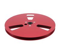 Generic Aluminum Alloy 1/4 7 Inch Empty Tape Reel Sturdy Replacement for Professional Sound Recording (Red)