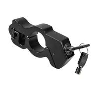 Generic Aluminum Alloy Advanced Protection Handlebar Lock for Motorcycle Grip Throttle Brake Security, Universal Fit,Compact Lightweight Design for Riders, 5.4x1x2.24in Size