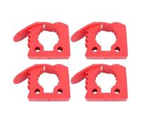 Generic Aluminum Alloy Arrow Storage Case Shovel Holder for ATV UTV RV Truck, Rustproof Coating, Secure Attachment, Versatile and Efficient Transportation Solution (Red 4pcs)
