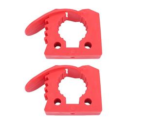 Generic Aluminum Alloy Arrow Storage Case Shovel Holder for ATV UTV RV Truck, Rustproof Coating, Secure Attachment, Versatile and Efficient Transportation Solution (Red 2pcs)