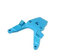 Generic Aluminum Alloy Front Bulkhead Upgrade Part for LOSI 1/18 Mini T 2.0 2WD, Reduced Vibration for Remote Control Car Enthusiasts (Blue)