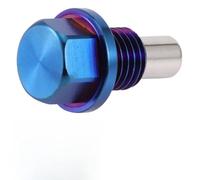 Generic Aluminum Alloy Magnetic Oil Drain Plug for Sump Return Drain, Durable Engine Wear Reduction for Fit, M12 & M14 (M12*1.5)
