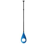 Generic Aluminum Alloy Paddle Adjustable Shaft Paddleboard Paddle Water Paddle With Balanced Teardrop Blade For Clean Entry And Exit Suitable for flatwater gentle surf bays calm canals, Blue