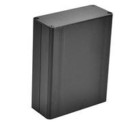 Generic Aluminum Alloy Sandblast Oxidized Black Electronic Box/Cover for Decoders, Controllers, Heat-Dissipating Aluminum Casing, Shielding Signal Performance 1.5mm 2 X Cover 2 X Baffle for