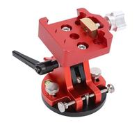 Generic Aluminum Alloy Telescope Base with Stable Adjustment for Astronomy Photography, Precise Latitude Base for Equatorial Mount, Suitable for Observation and Astrophotography (Red)