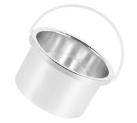 Generic Aluminum Alloy Wax Melting Pot with Safety Protection Wax Warmer Replacement Container for Efficient Hair Removal Waxing Professional in Silver
