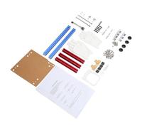 Generic Aluminum DIY Bare Frame ITX Computer Open Case Bracket for Home Use with Excellent Air Circulation 1 Unit (Blue Red)