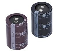 Generic Aluminum Electrolytic Capacitor 63V 22000μF Stable Structure Energy Storage Component with Horn Type Lead-out for Audio Equipment 105℃ 35 X 50mm for Automotive Equipment